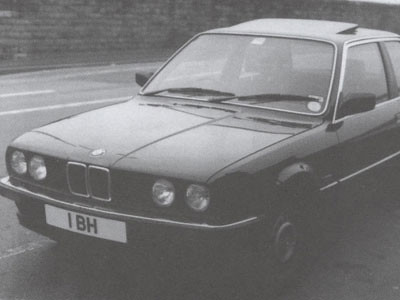 UK Number Plate 1 BH